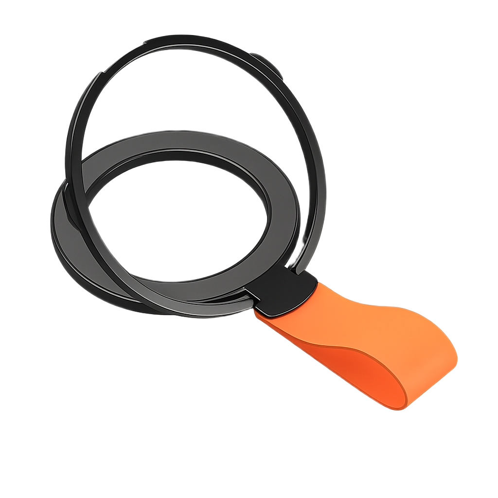 Black SmartGrip Ring with Orange Sling
