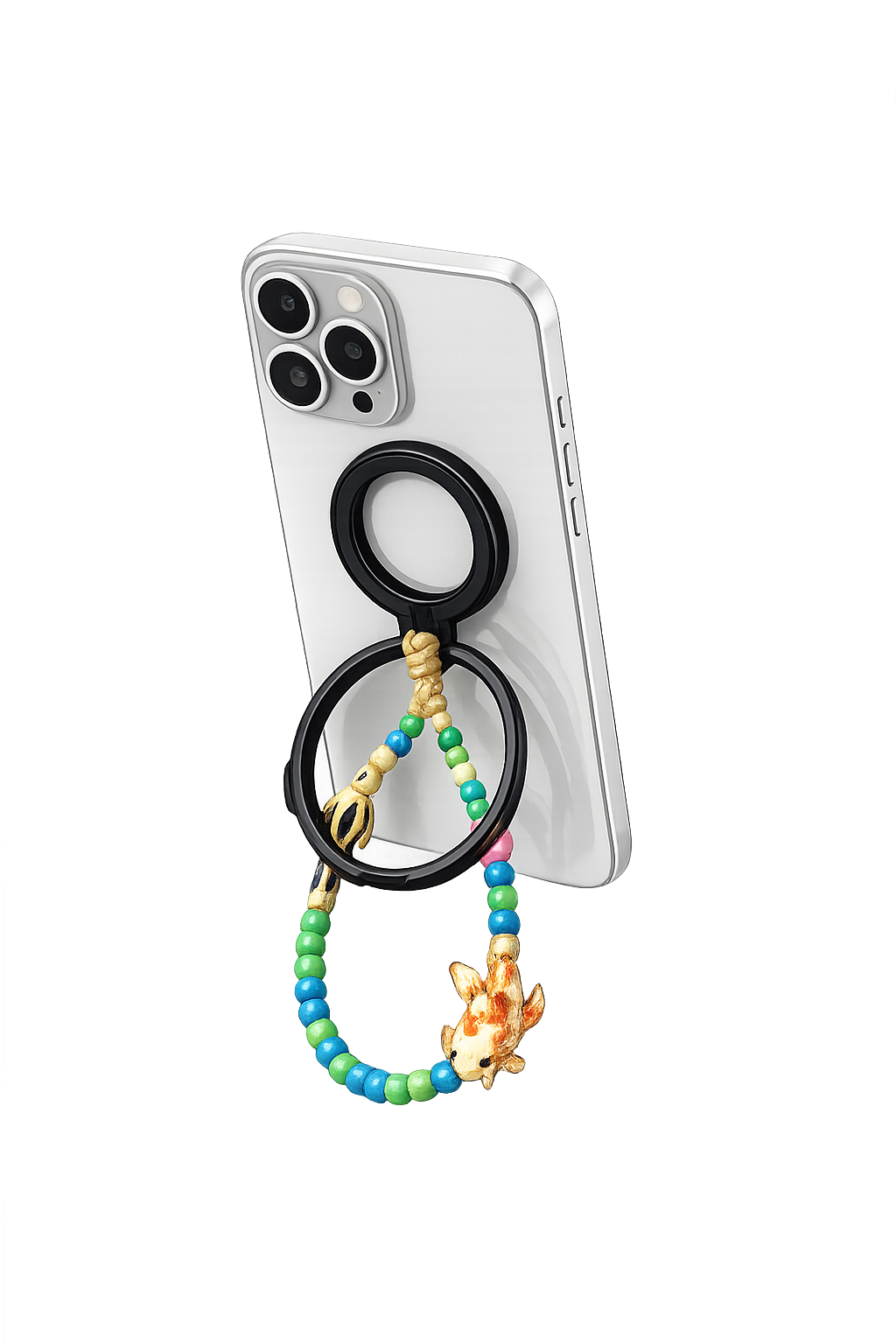 Slynkoo Charm Grip Ring attached to a phone